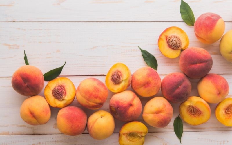 how to store peaches